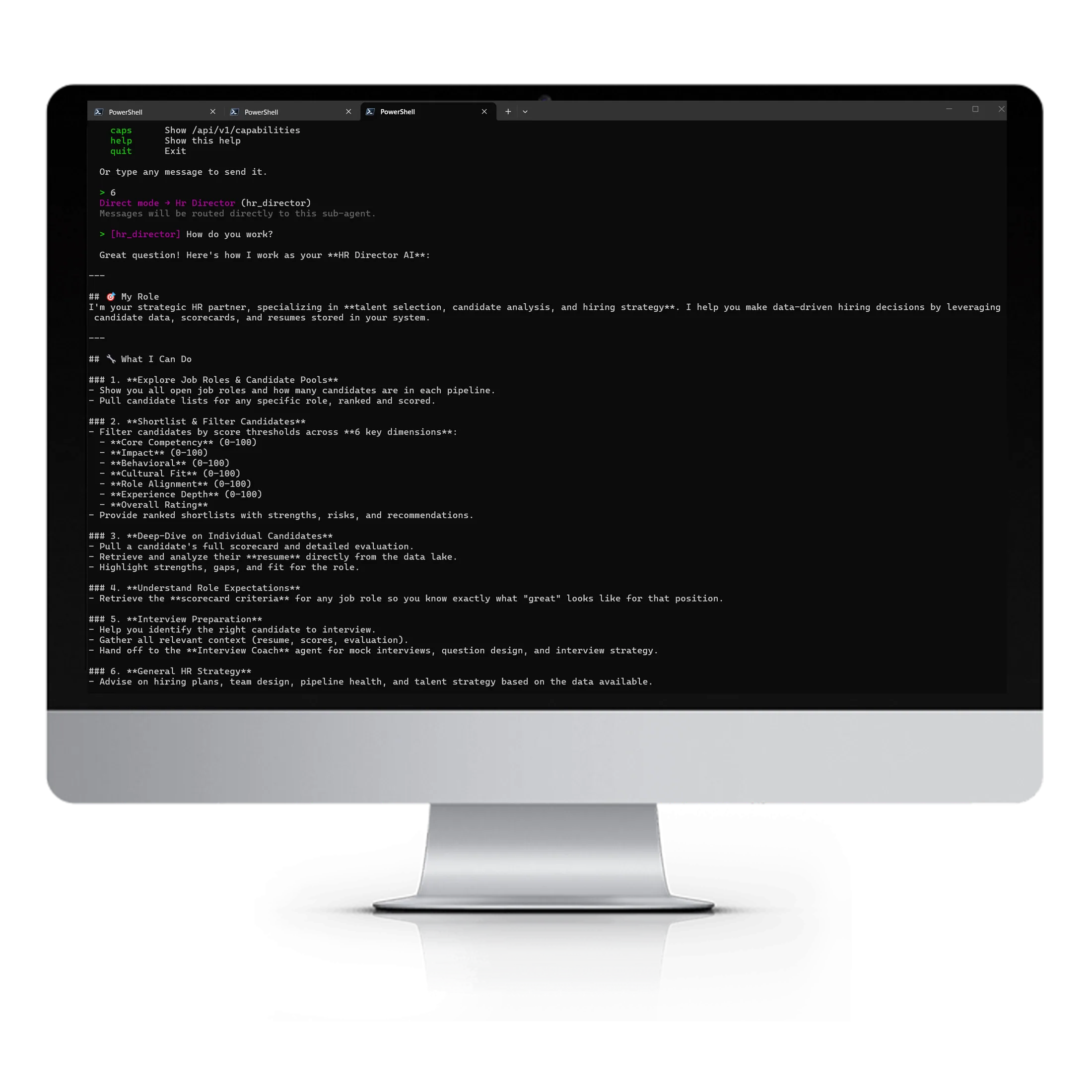 Agentic Tools MCP management interface