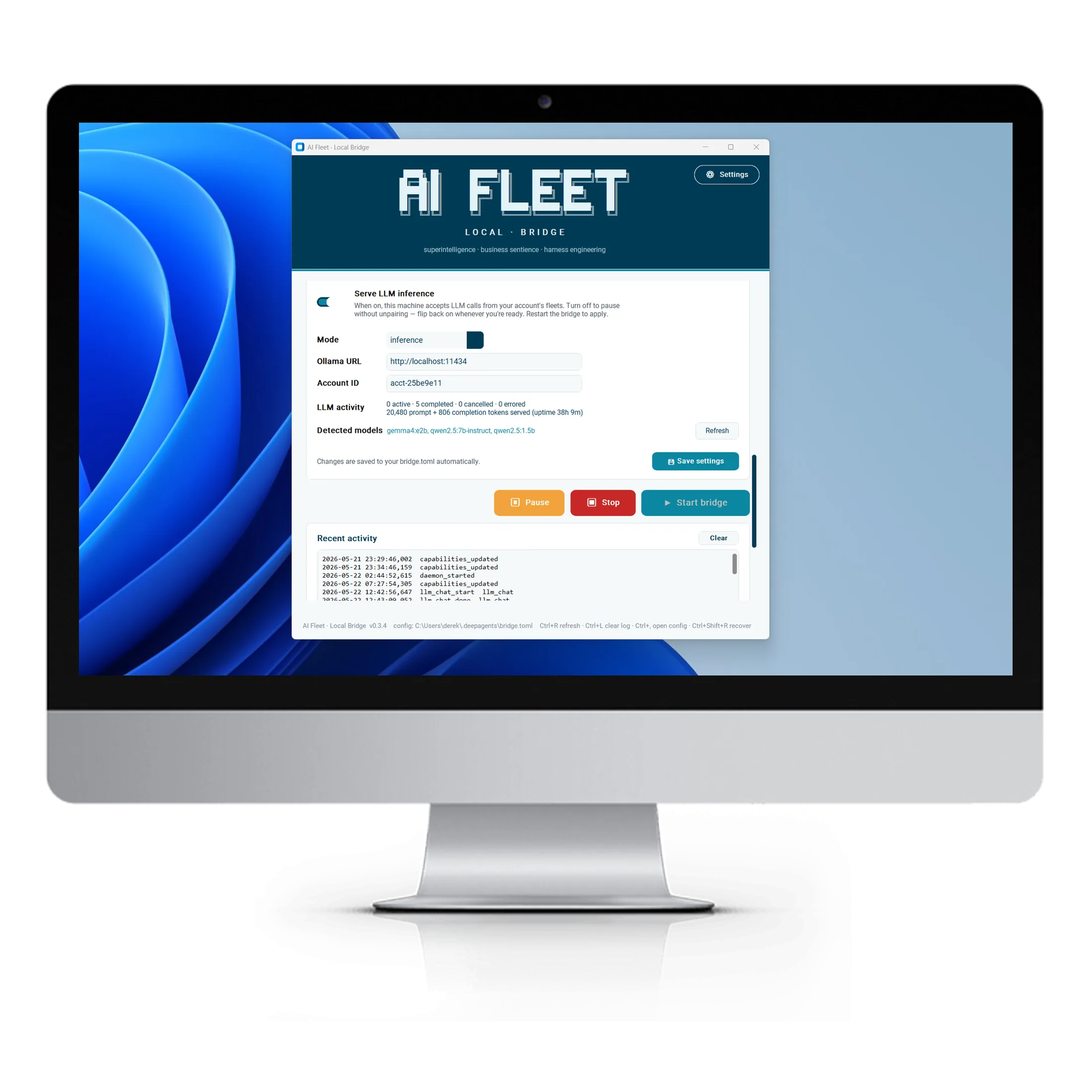 Local Bridge — agents working securely against your own machine and repositories in the ClearData AI platform