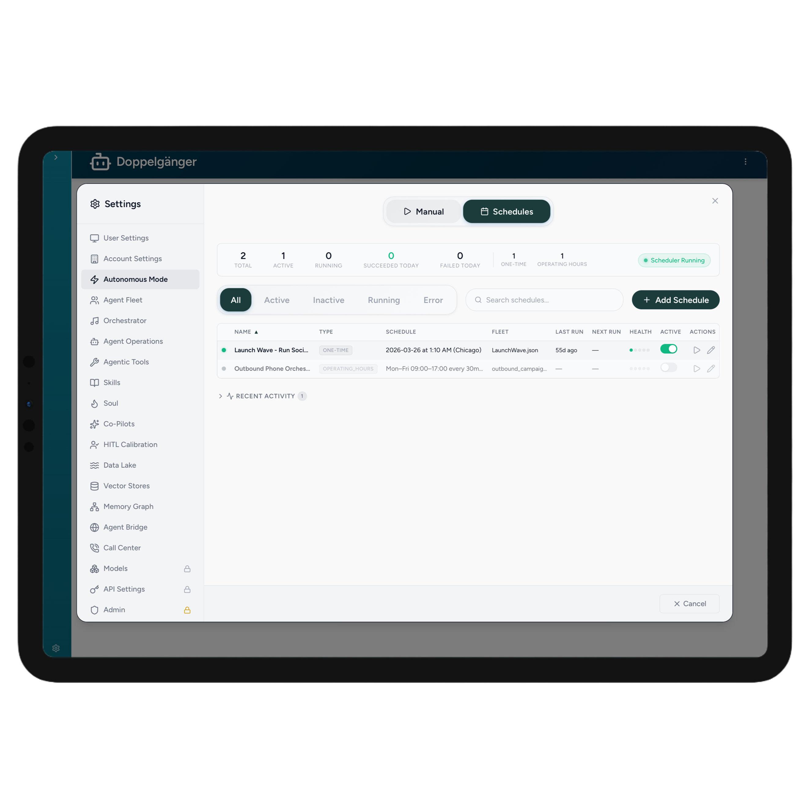 Autonomous long-running jobs in the ClearData AI Suite